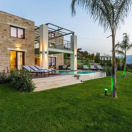 Villa Emilia I Luxury, Amazing Seaview, Next To The Town Kíssamos Eksteriør bilde