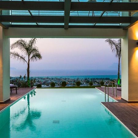 Villa Emilia I Luxury, Amazing Seaview, Next To The Town Kíssamos Eksteriør bilde