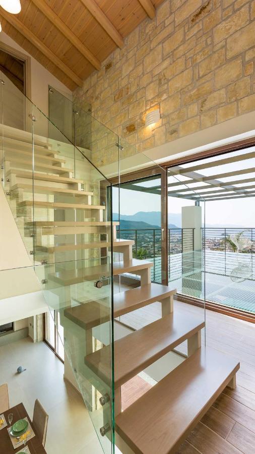 Villa Emilia I Luxury, Amazing Seaview, Next To The Town Kíssamos Eksteriør bilde
